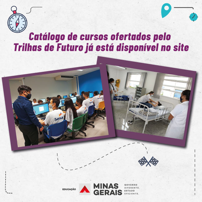 Catálogo de cursos ofertados pelo Trilhas de Futuro já está disponível no site