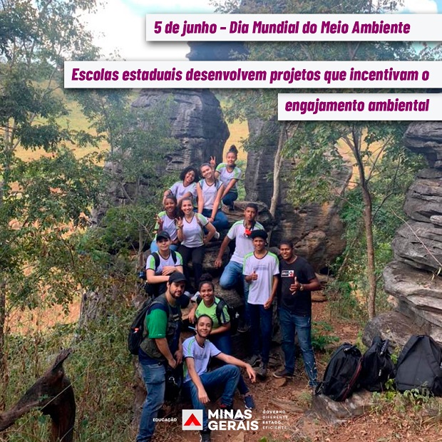 Escolas estaduais de Minas desenvolvem projetos pedagógicos que incentivam o engajamento ambiental
