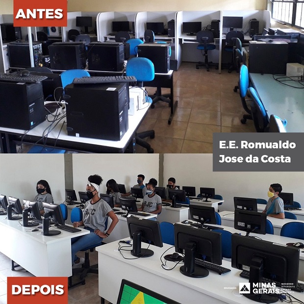 Redes lógicas e elétricas das escolas estaduais passam por reestruturação