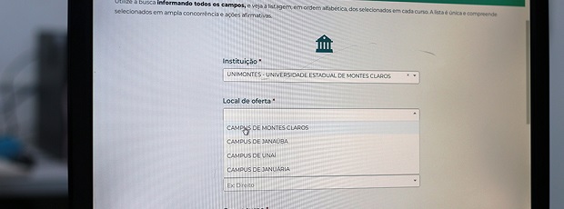 Pré-matrículas on-line do SiSU Unimontes começam nesta quarta-feira (23/2)