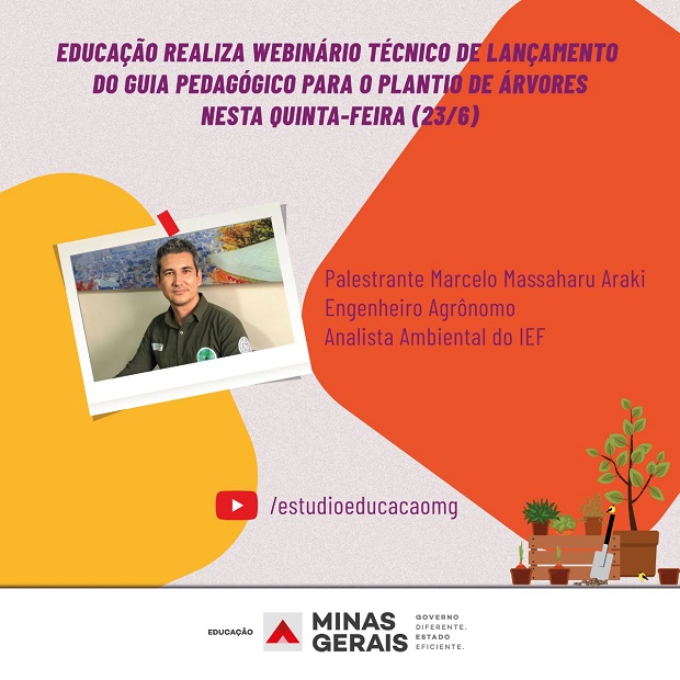 Educação realiza webinário técnico de lançamento do Guia Pedagógico para o Plantio de Árvores nesta quinta-feira (23/6)