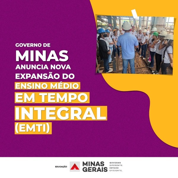 Governo de Minas anuncia nova expansão do Ensino Médio em Tempo Integral (EMTI) na rede estadual de ensino