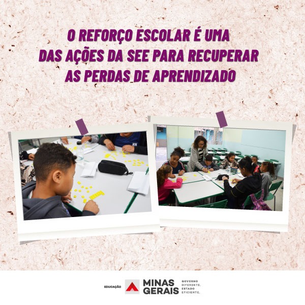 Rede estadual promove ações de recomposição de aprendizagens com os alunos durante todo o ano letivo