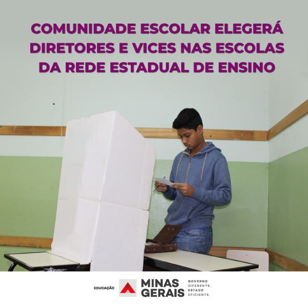 Comunidade escolar vota nesta quinta-feira (1/12) para escolher Diretores e Vices nas escolas da rede estadual de ensino