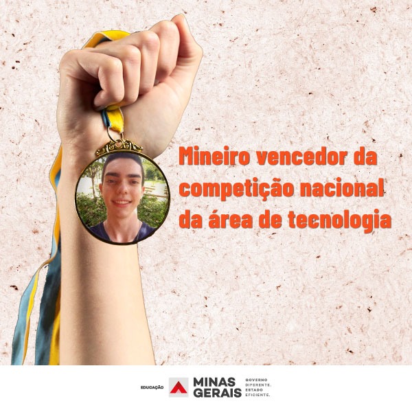 Aluno da rede estadual de Minas é premiado em competição tecnológica Maratona Tech