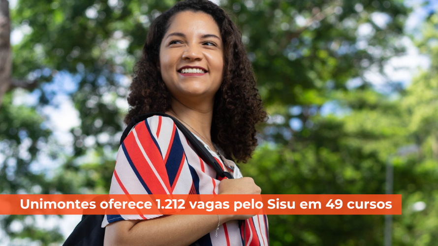 Unimontes oferece 1.212 vagas pelo Sisu em 49 cursos