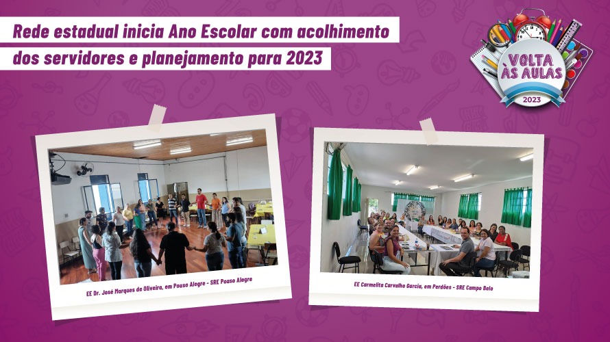 Rede estadual inicia Ano Escolar com acolhimento dos servidores e planejamento para 2023