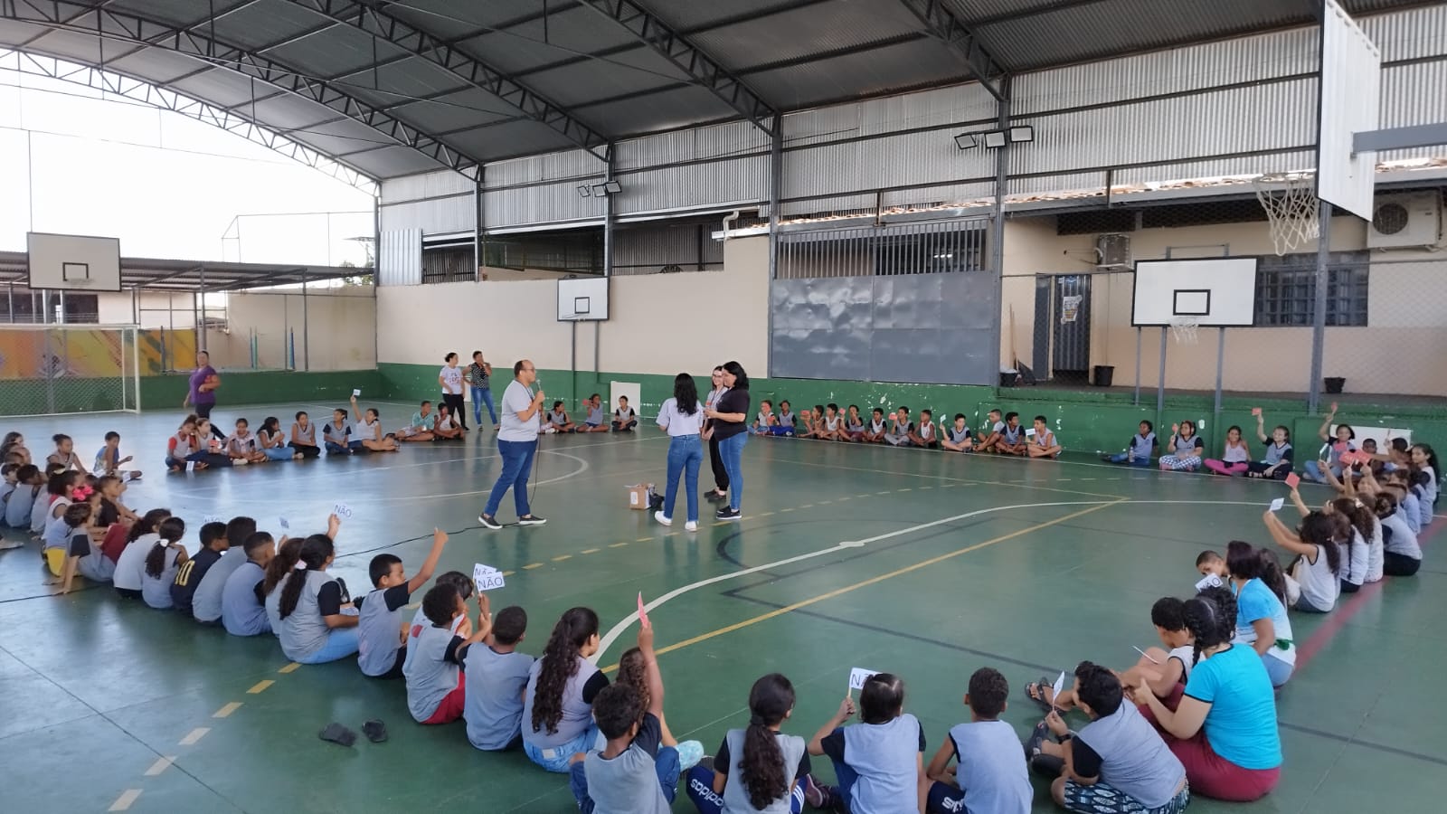 Sejusp promove debates sobre violência contra a mulher em escolas públicas do estado