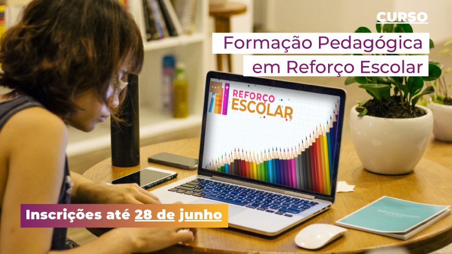 Secretaria de Educação abre inscrições para curso de formação pedagógica em reforço escolar