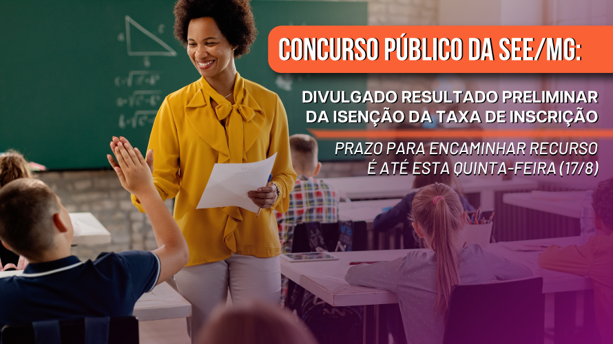 Publicado o resultado da isenção do concurso Seplag MG