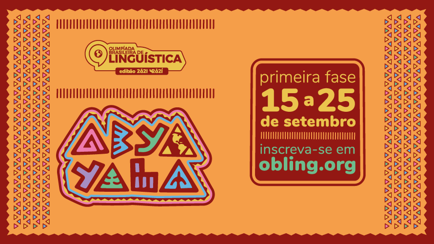 Inscrições abertas para a 13ª edição da Olimpíada Brasileira de Linguística