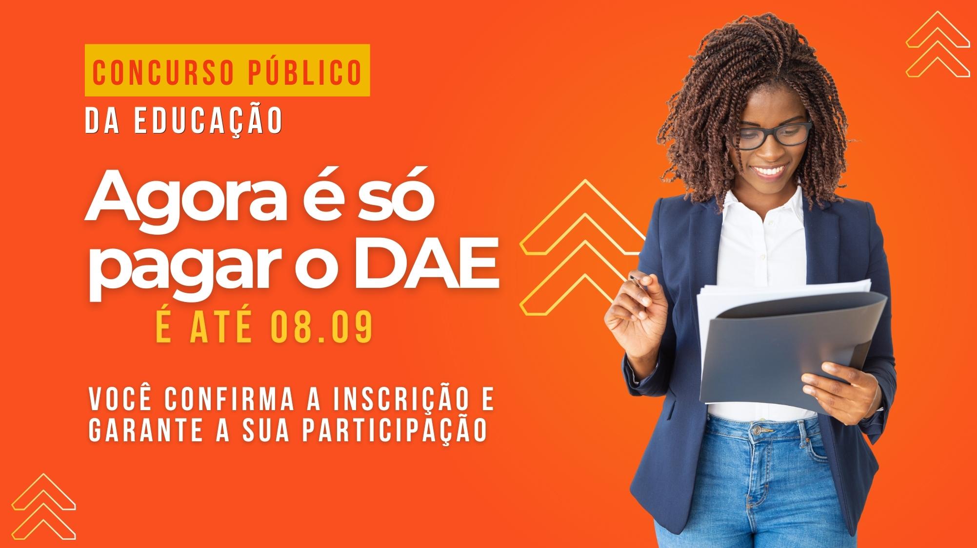 Últimos dias para o pagamento do Documento de Arrecadação Estadual do concurso da Educação