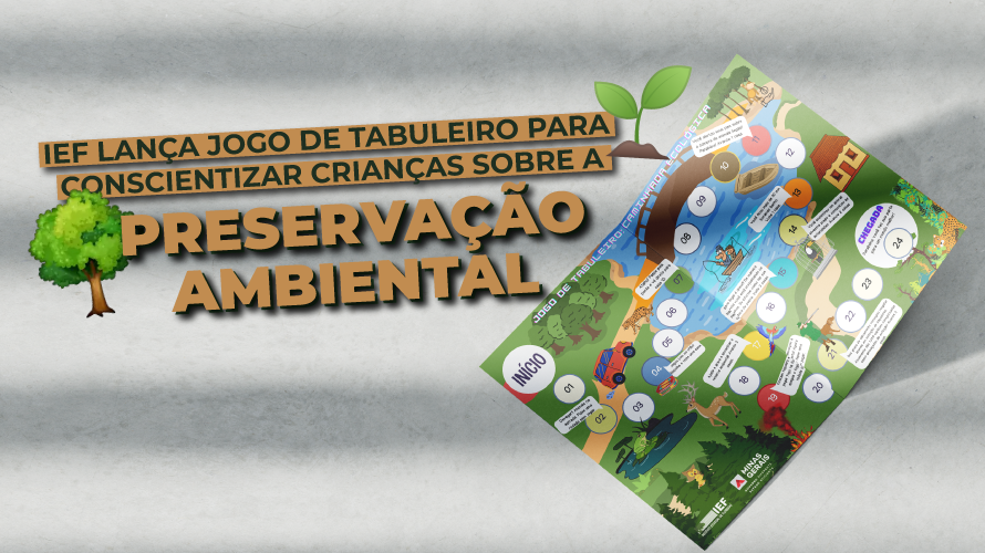 Instituto Estadual de Florestas lança jogo de tabuleiro para conscientizar crianças sobre a preservação do meio ambiente