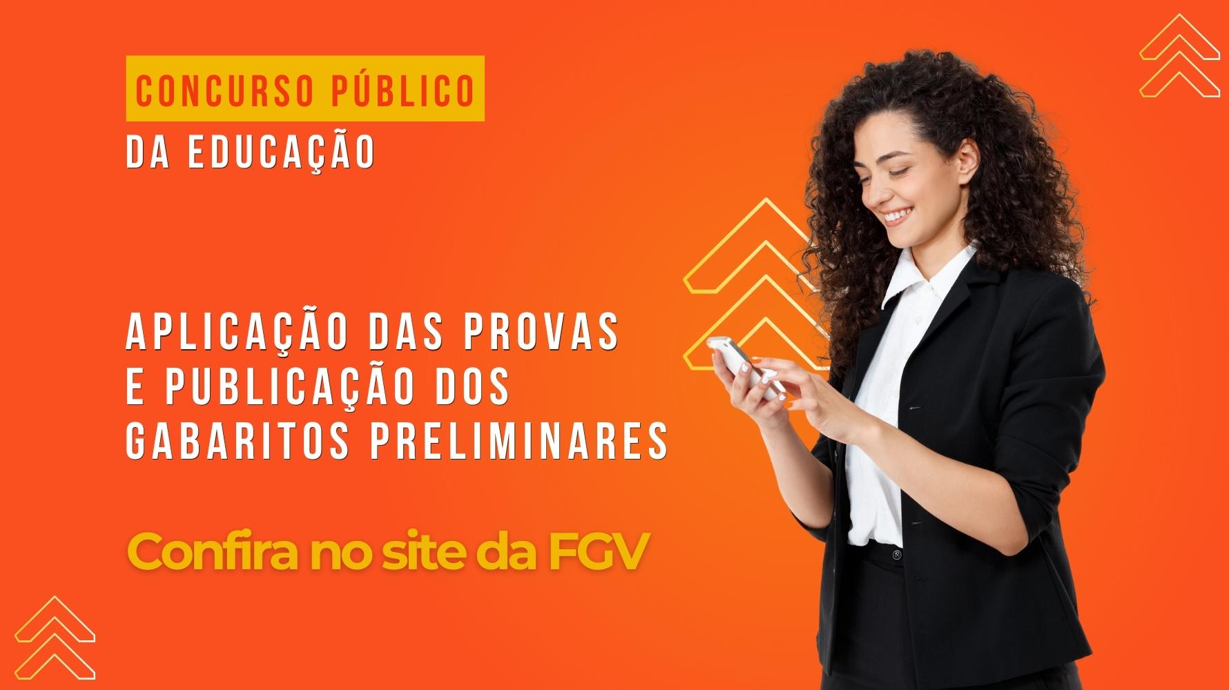 Gabaritos preliminares das provas objetivas do concurso da SEE/MG realizadas no último domingo (29/10) são publicados pela FGV