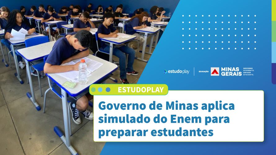 Governo de Minas aplica simulado do Enem para preparar estudantes