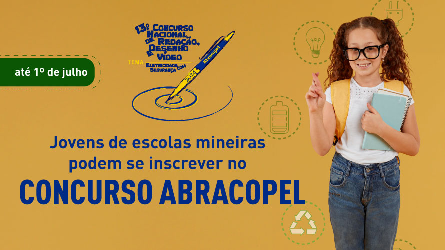Jovens de escolas mineiras podem se inscrever no concurso Abracopel até 1/7