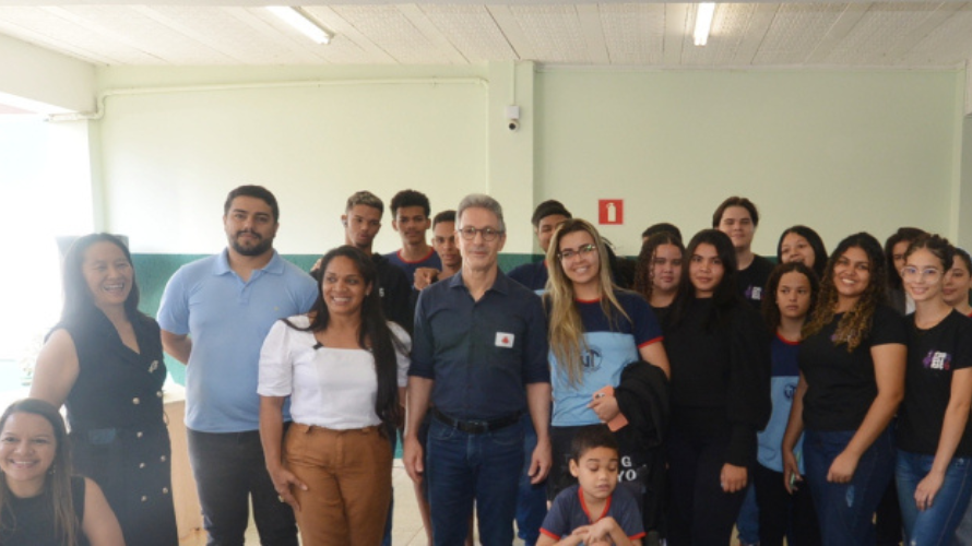 Governo de Minas vistoria conclusão de obras na Escola Estadual Vigário Torres, em Unaí