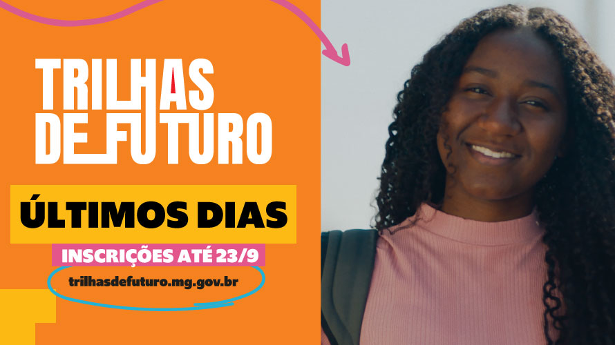 Inscrições para cursos técnicos gratuitos do Projeto Trilhas de Futuro terminam na segunda-feira (23/9)