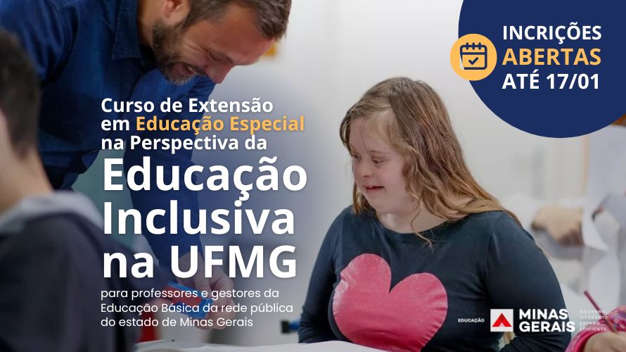 Curso de Extensão em Educação Especial na Perspectiva da Educação Inclusiva está com inscrições abertas até 17/1