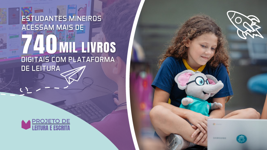 Estudantes mineiros acessam mais de 740 mil livros digitais com plataforma de leitura