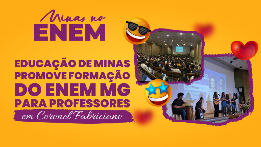 Educação de Minas promove formação do Enem MG para professores em Coronel Fabriciano