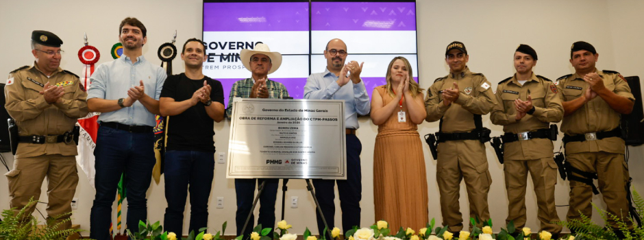 Governo de Minas inaugura novas estruturas do Colégio Tiradentes de Passos